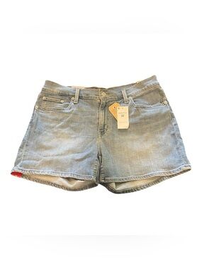 Levi's Denim Jean Shorts Women's Sz 32 NWT Mid Rise Mid Length